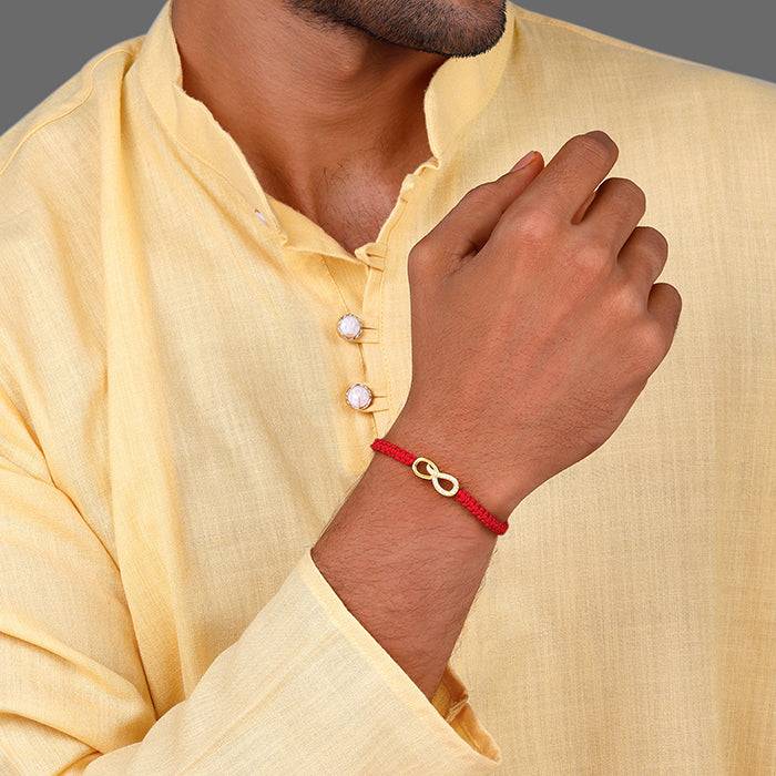 Golden Infinity Rakhi : RK0185