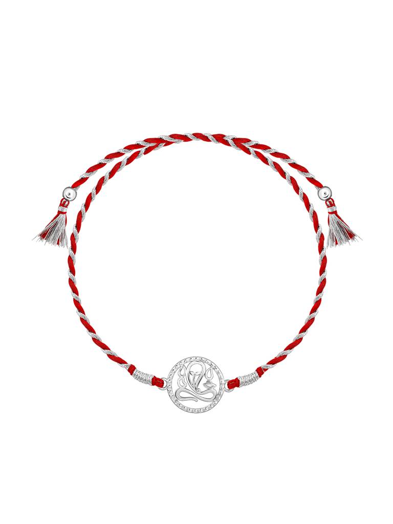 Giva Silver Vigneshwara Rakhi : RK0229