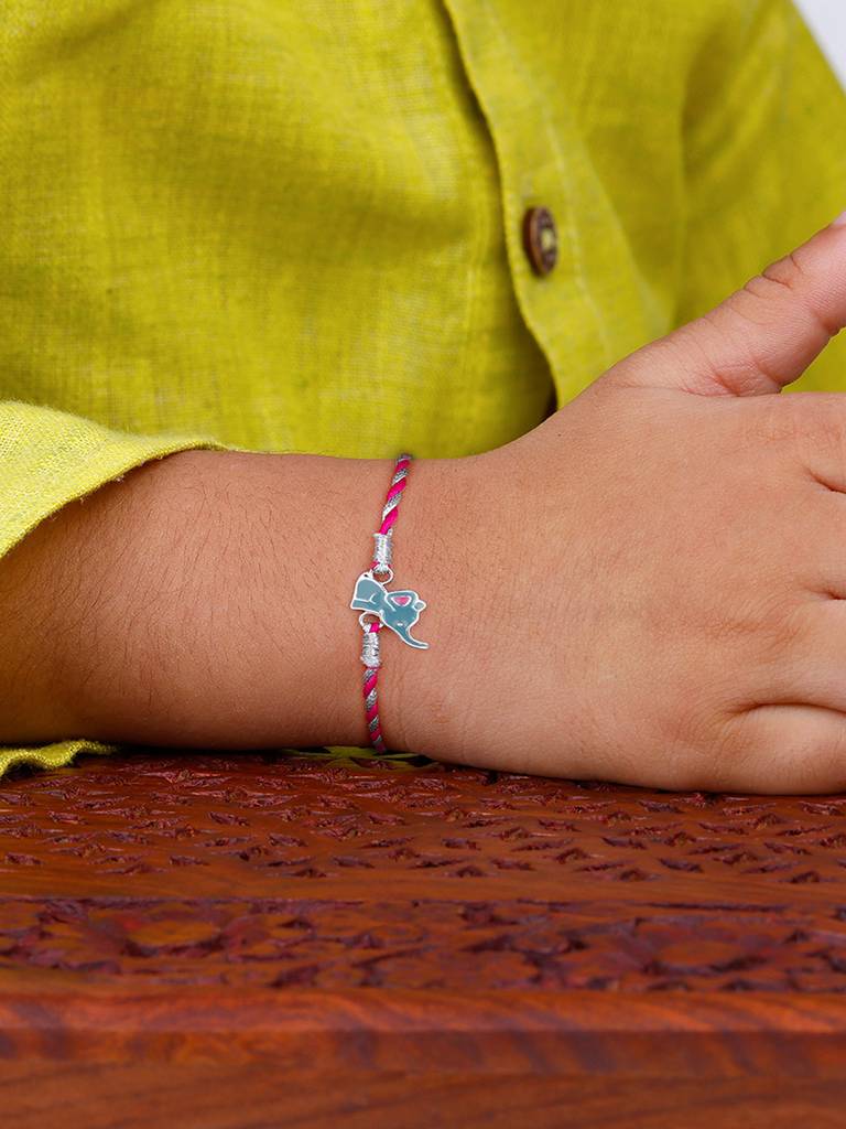 Giva Silver Ellie Rakhi For Kids : RK0247