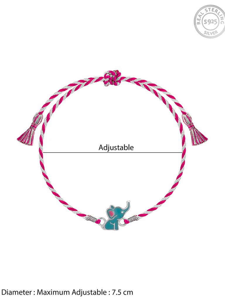 Giva Silver Ellie Rakhi For Kids : RK0247