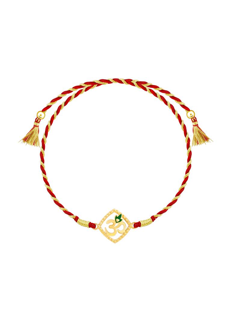 Giva Golden Omkara Rakhi : RK0254