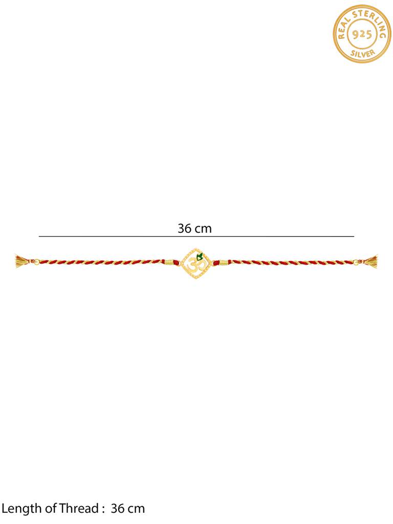 Giva Golden Omkara Rakhi : RK0254