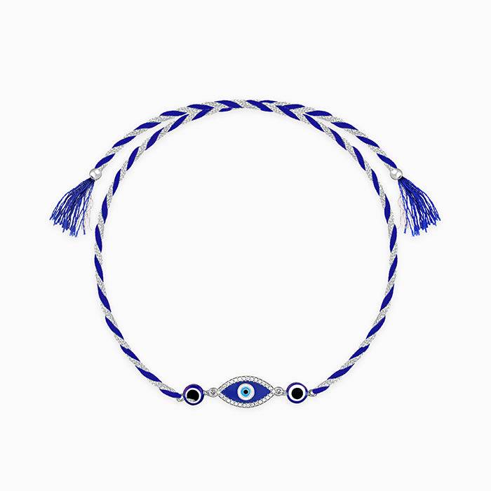 Silver Nazar Rakhi : RK0259