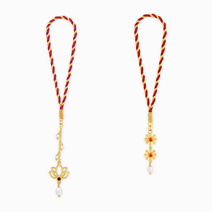 The Bhabhi'S Joy Lumba Rakhi Set Of 2 : RK0264RK0266