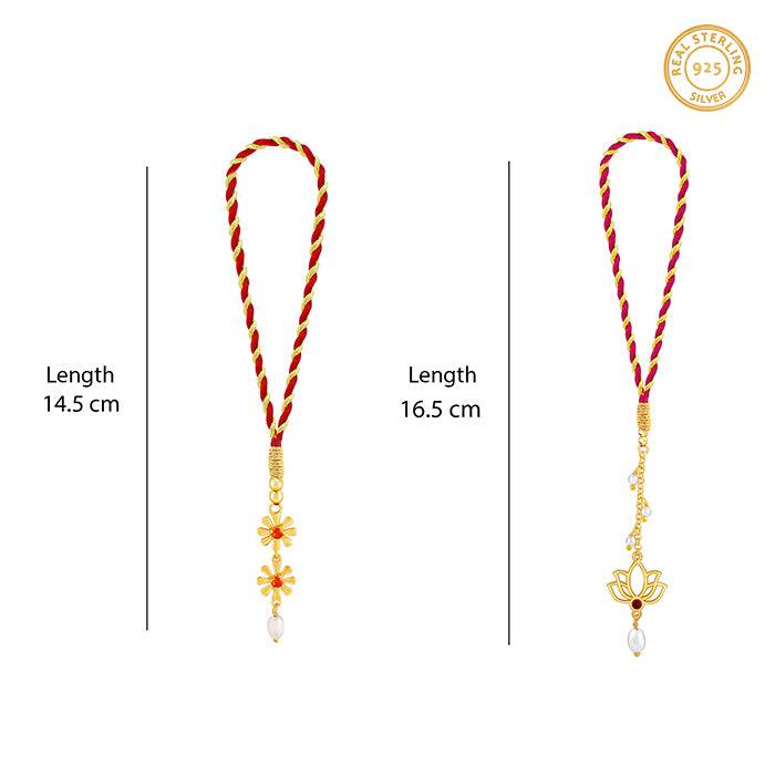 The Bhabhi'S Joy Lumba Rakhi Set Of 2 : RK0264RK0266