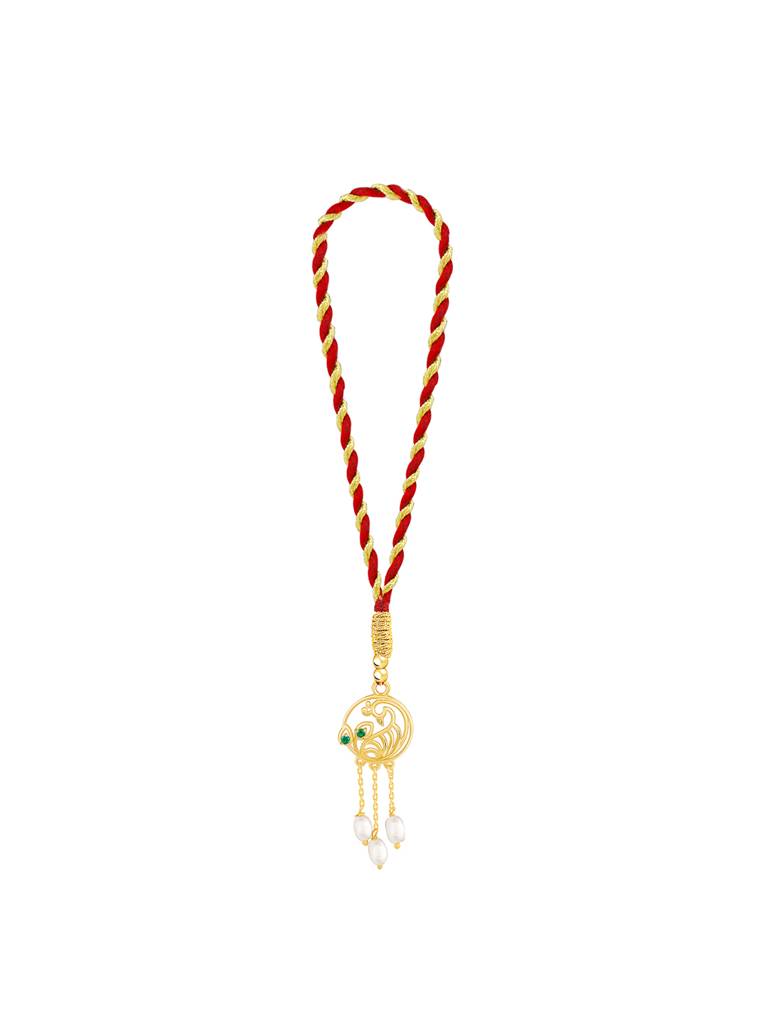 Giva Golden Pearl Peafowl Lumba
Rakhi : RK0271