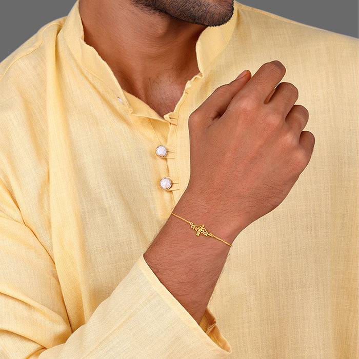 Golden Classic Jai Shree Ram Rakhi : RK0323