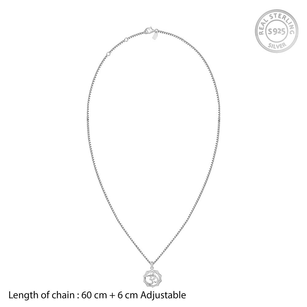 Trishul Rakhi Bracelet And Pendant Set For Him : RK0356PD02070