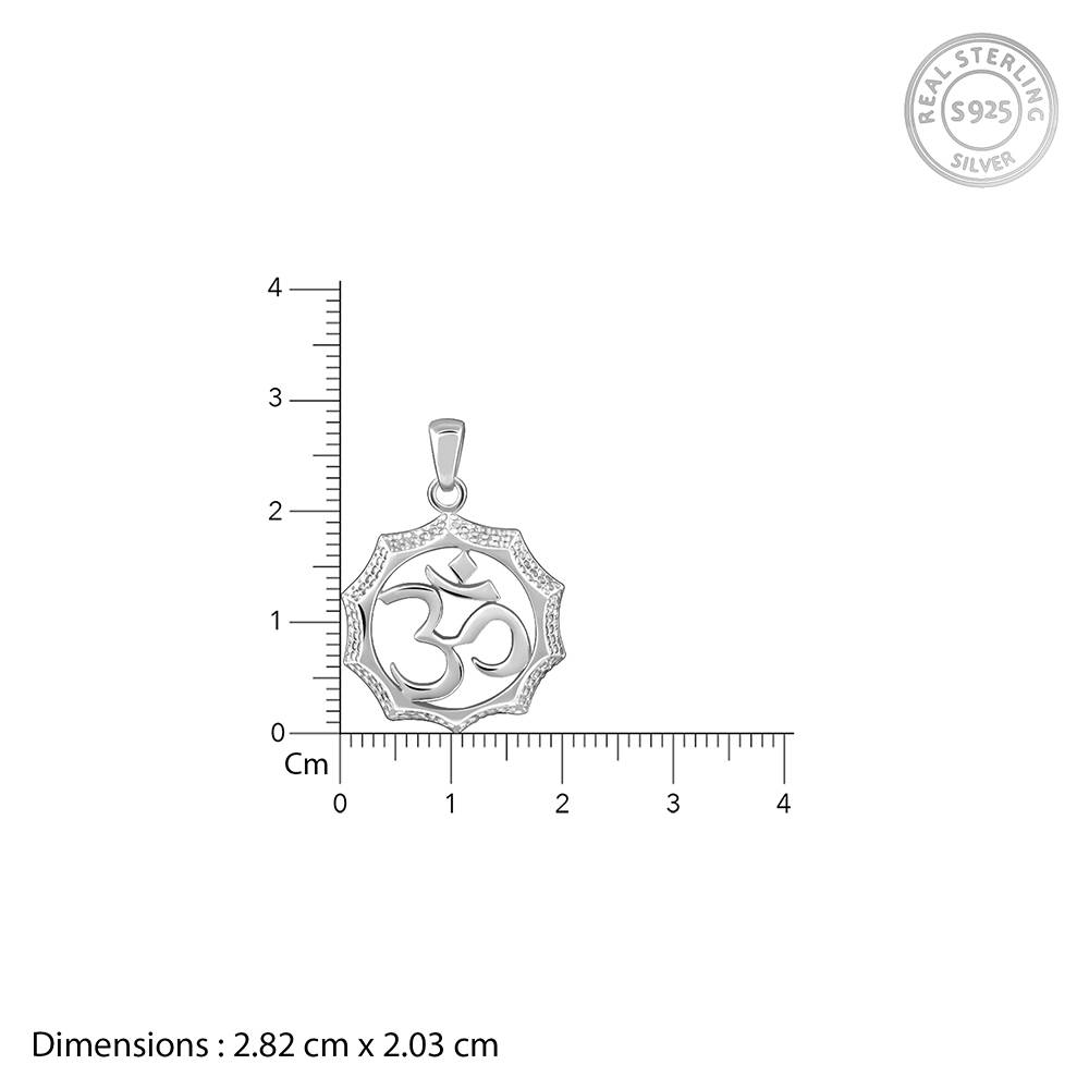 Trishul Rakhi Bracelet And Pendant Set For Him : RK0356PD02070