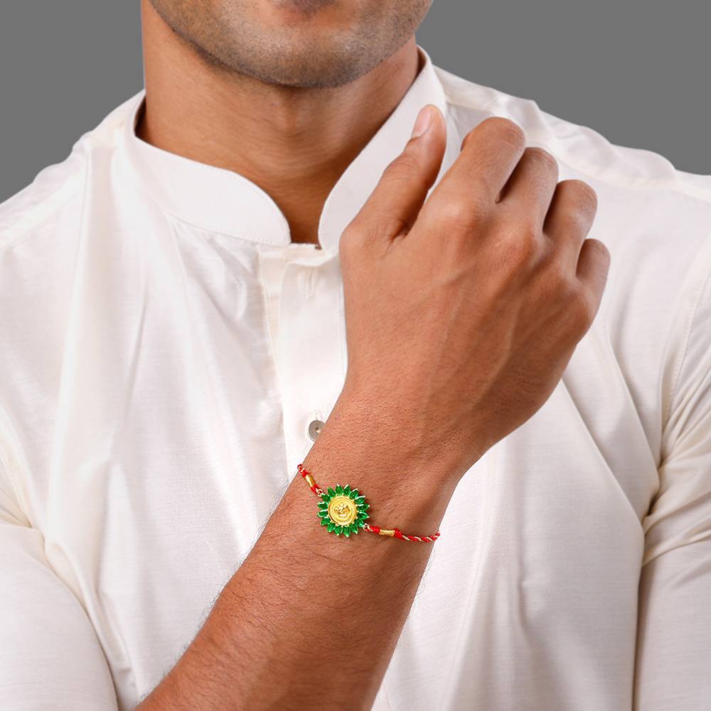 Giva 925 Silver Ekadanta Rakhi Combo (Set Of 3)| Raksha Bandhan Rakhi For Men | Gift For Men & Boys | Wit : RK0409RK0415RK0423