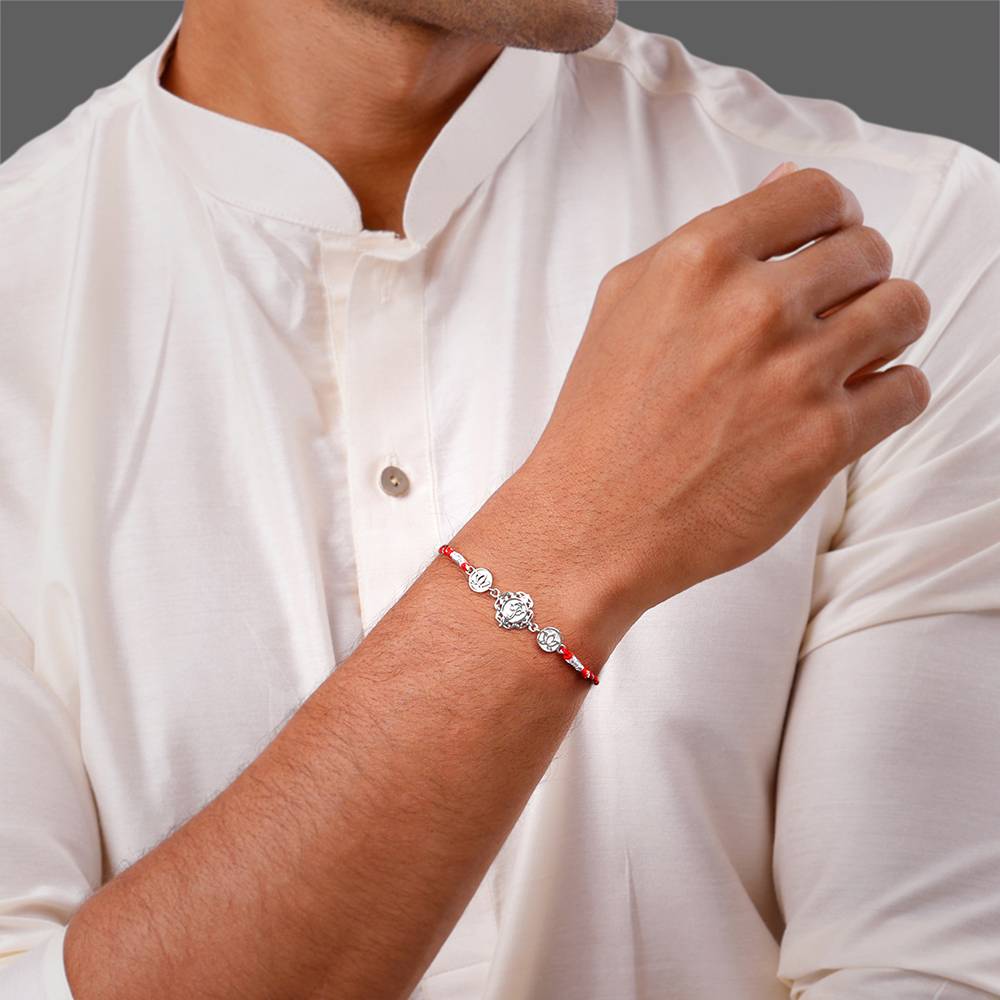 Giva 925 Silver Ekadanta Rakhi Combo (Set Of 3)| Raksha Bandhan Rakhi For Men | Gift For Men & Boys | Wit : RK0409RK0415RK0423