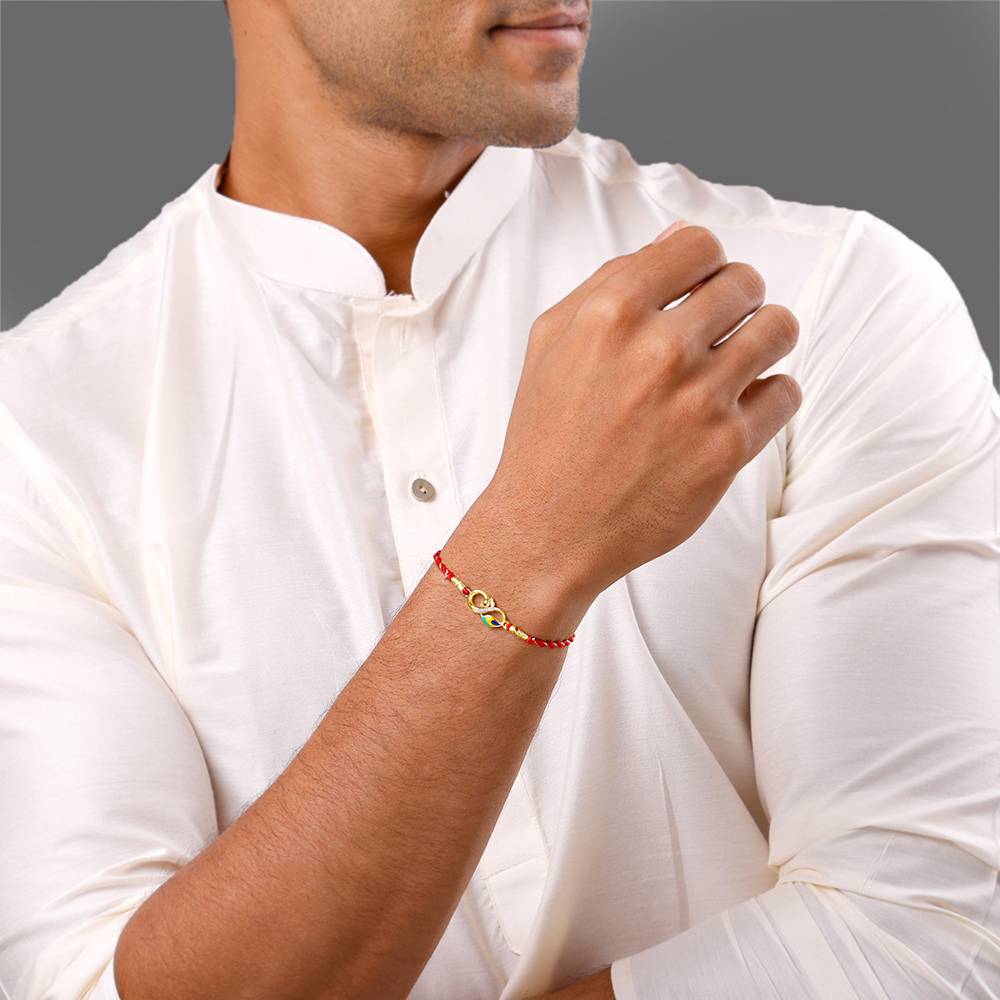 Giva 925 Silver Golden Mor Rakhi Combo (Set Of 3)| Raksha Bandhan Rakhi For Men | Gift For Men & Boys | W : RK0416RK0417RK0418