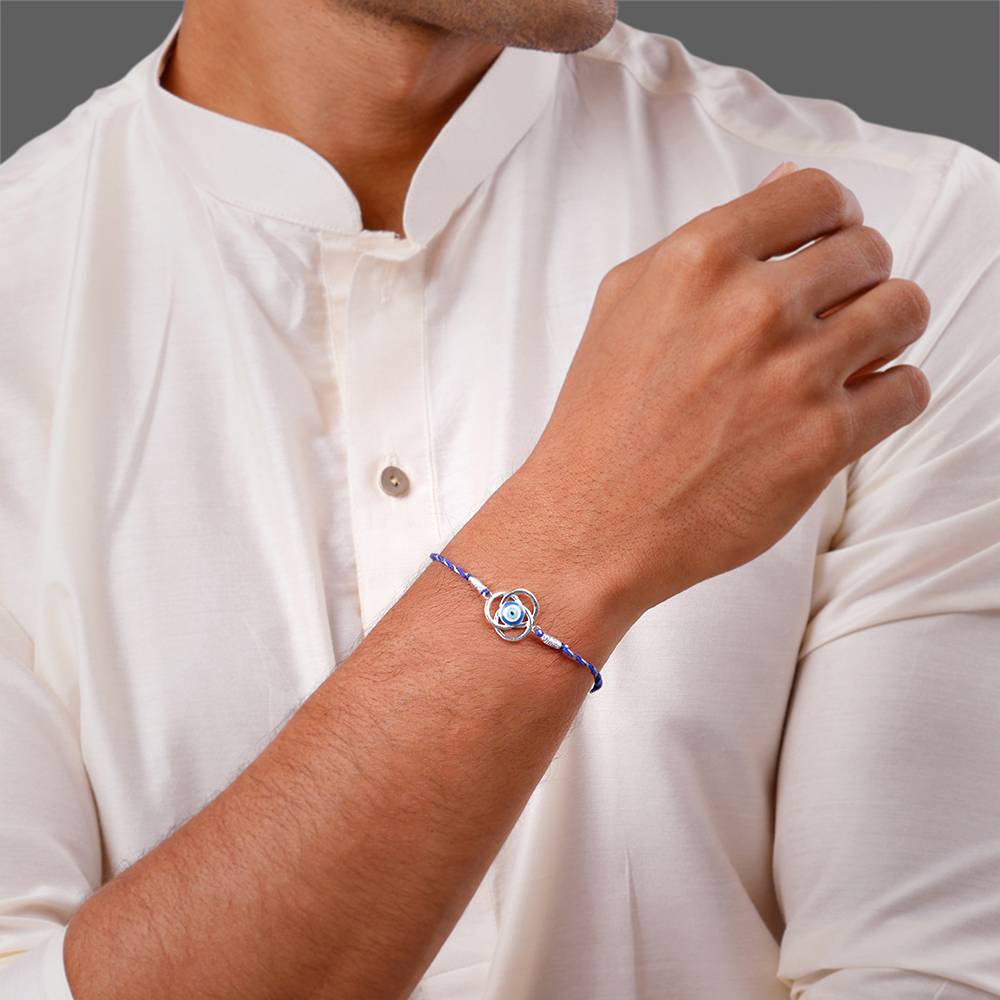 Giva 925 Silver Guardian Gaze Rakhi Combo (Set Of 5)| Raksha Bandhan Rakhi For Men | Gift For : RK0419RK0420RK0421RK0463RK0413