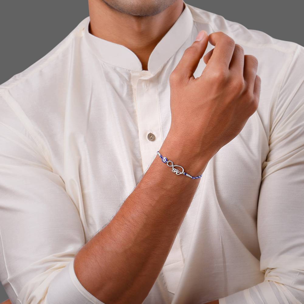 Giva 925 Silver Guardian Gaze Rakhi Combo (Set Of 5)| Raksha Bandhan Rakhi For Men | Gift For : RK0419RK0420RK0421RK0463RK0413