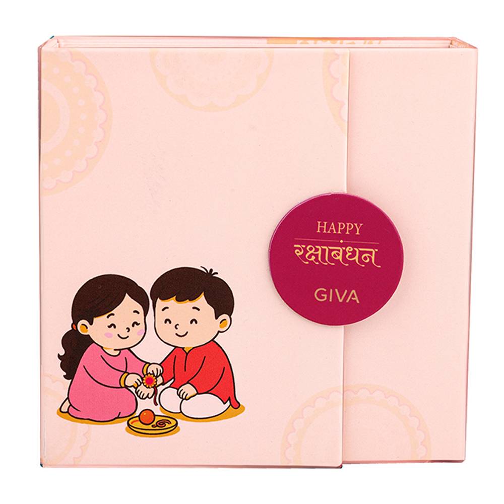Giva 925 Silver Golden Mor Bhaiya Bhabhi Rakhi Combo (Set Of 2)| Raksha Bandhan Rakhi For Couple | Gift For Cou : RK0428RK0429
