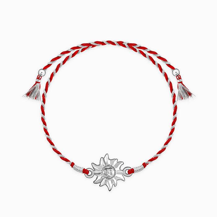 Silver Surya Rakhi : RK094