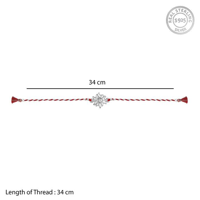 Silver Surya Rakhi : RK094