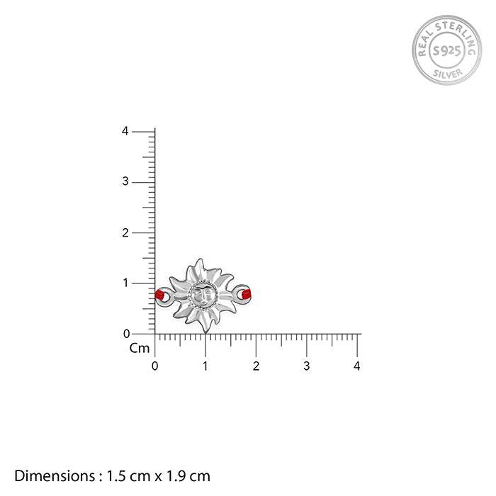 Silver Surya Rakhi : RK094