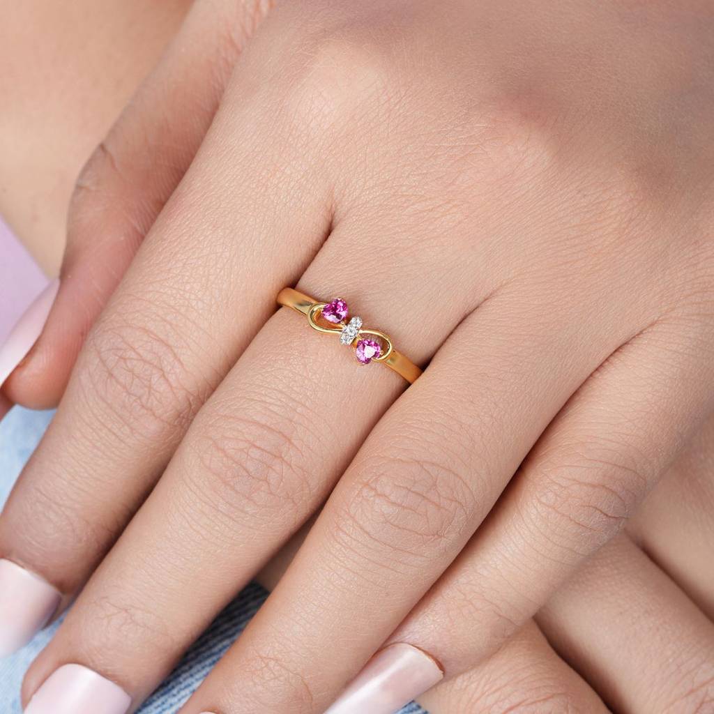 Infinity Gold Plated 925 Sterling Silver Ring : RNG-40417-G