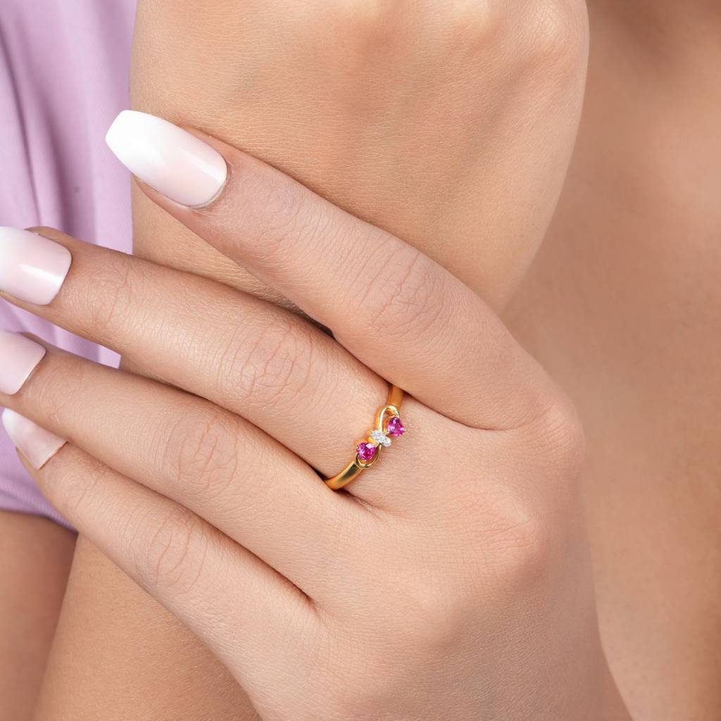 Infinity Gold Plated 925 Sterling Silver Ring : RNG-40417-G