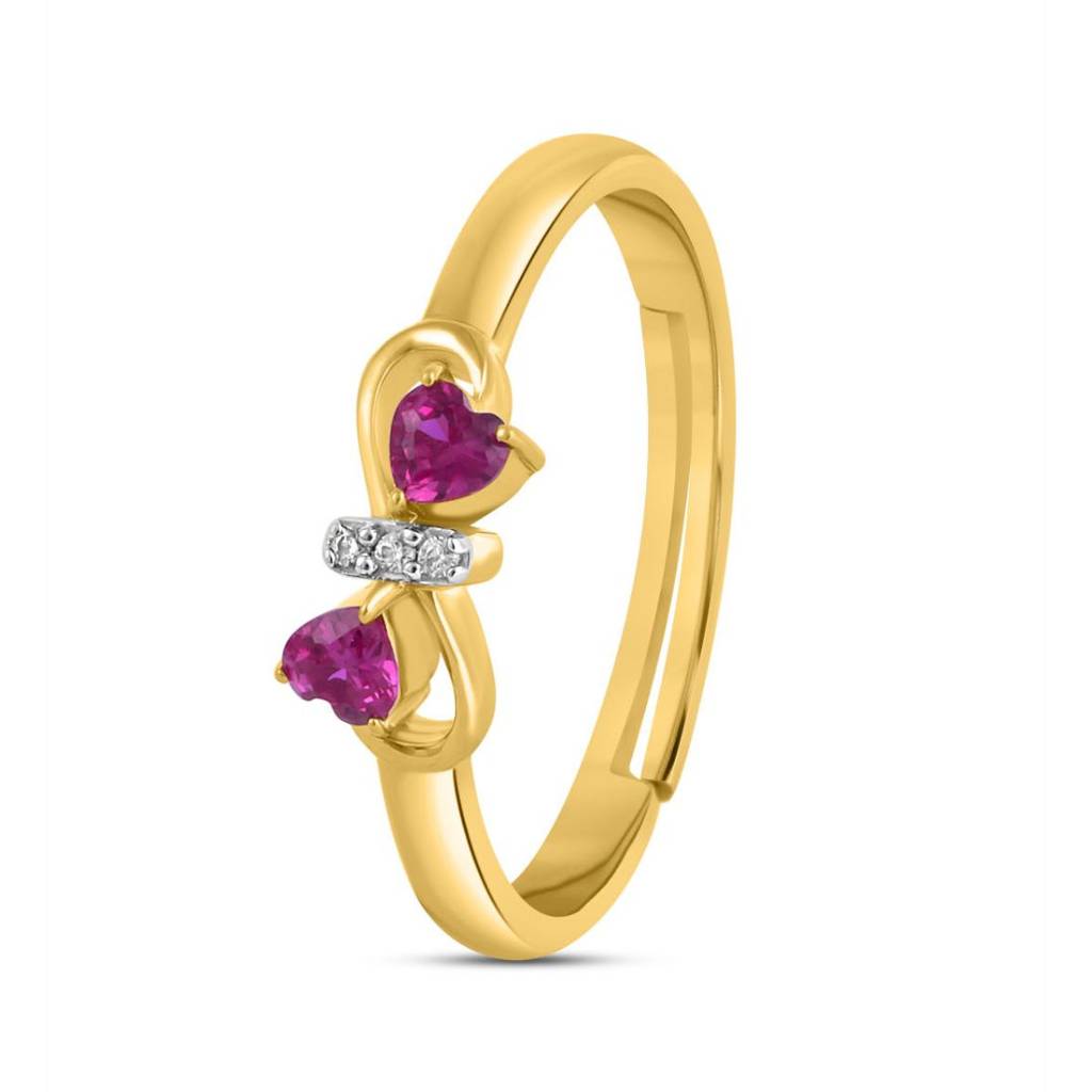 Infinity Gold Plated 925 Sterling Silver Ring : RNG-40417-G