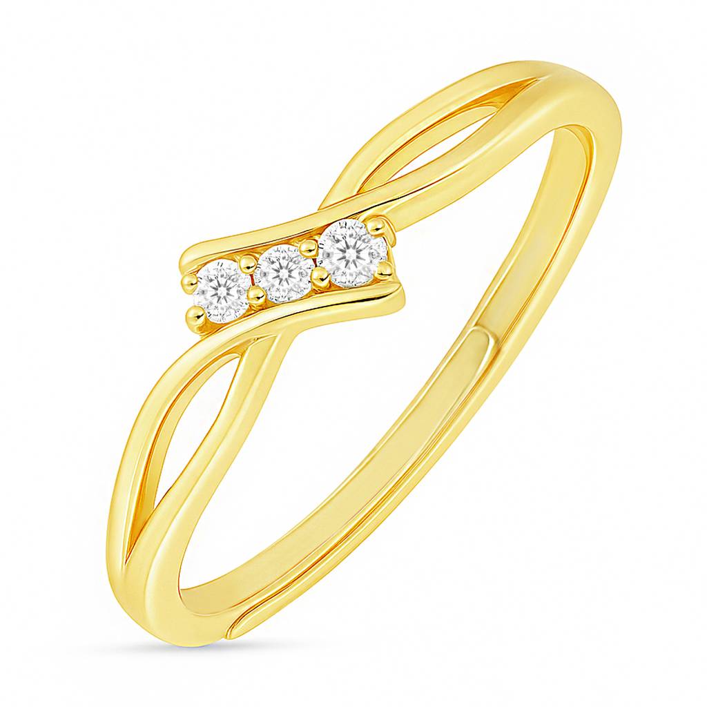 My Infinite Vow Gold Plated Ring (Adjustable) : RNG-40438-G