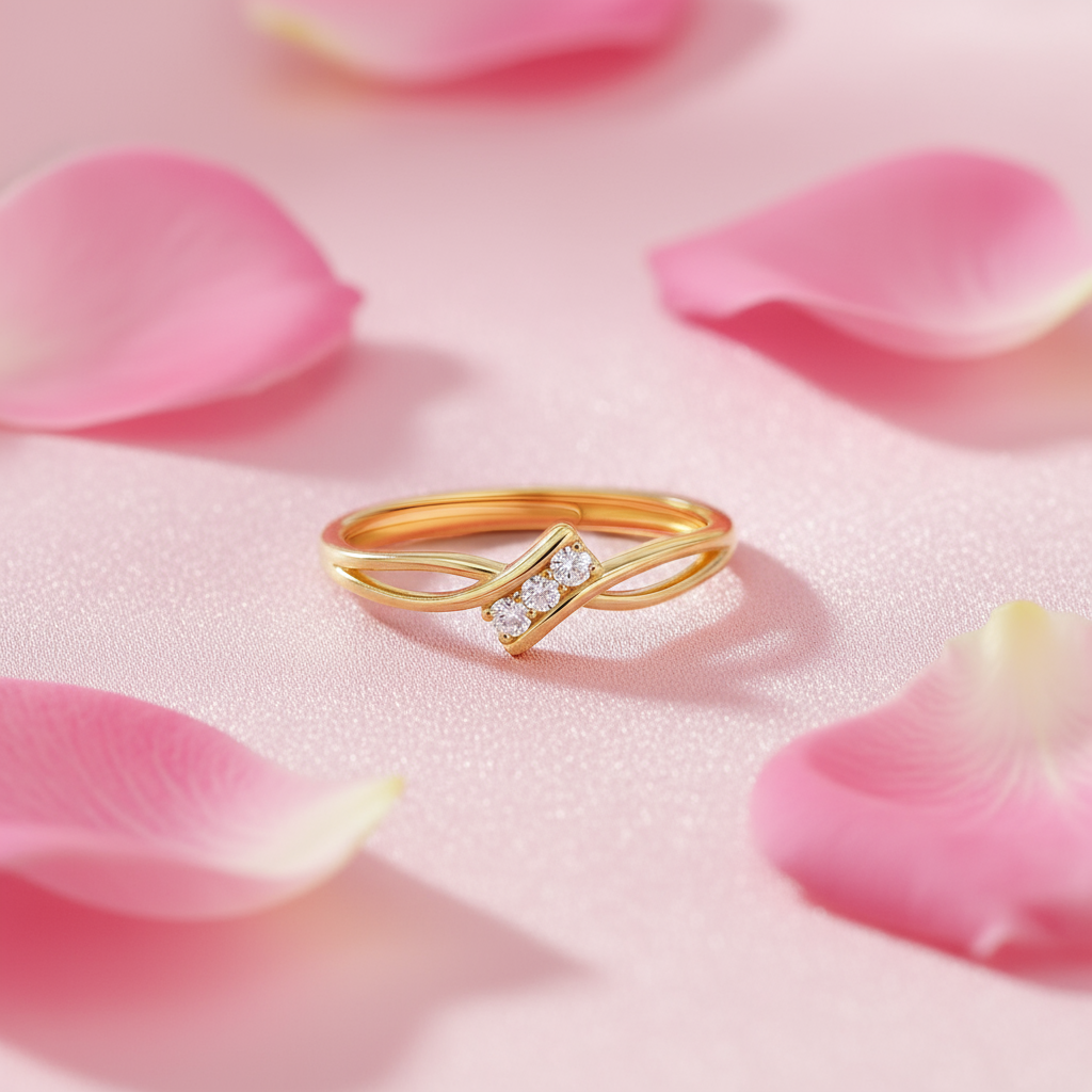 My Infinite Vow Gold Plated Ring (Adjustable) : RNG-40438-G
