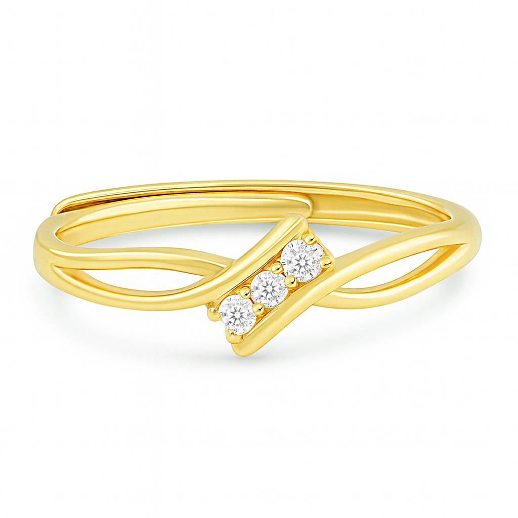 My Infinite Vow Gold Plated Ring (Adjustable) : RNG-40438-G