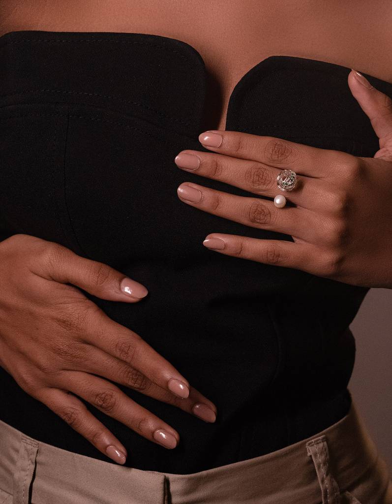 Rolling Pearl Ring : RORI41