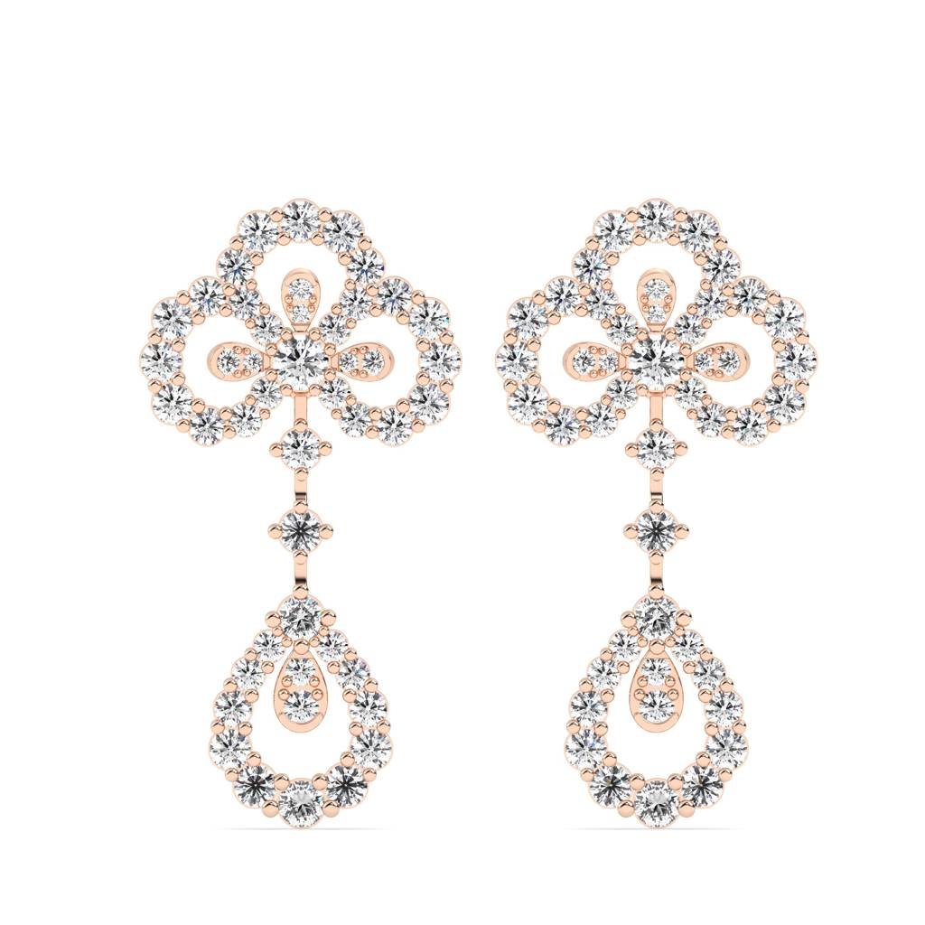 Pear Bond Drop Earrings : SFJ0525SDER-027