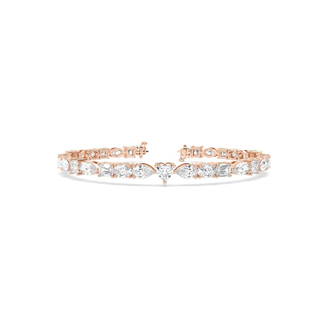 Te Amo Heart Tennis Bracelet : SFJ0924LBR-019