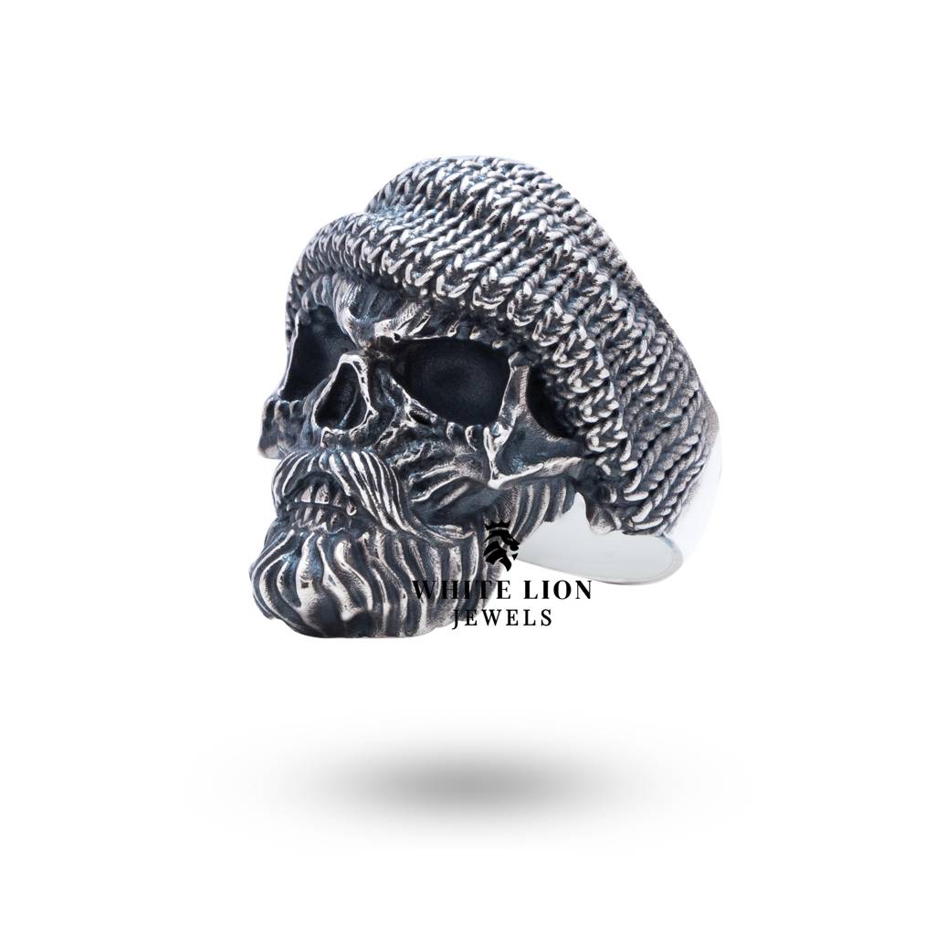 Beard Skull Ring : RPO1006