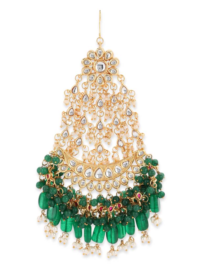Kundan Maharani Beaded Passa : RRA22-28