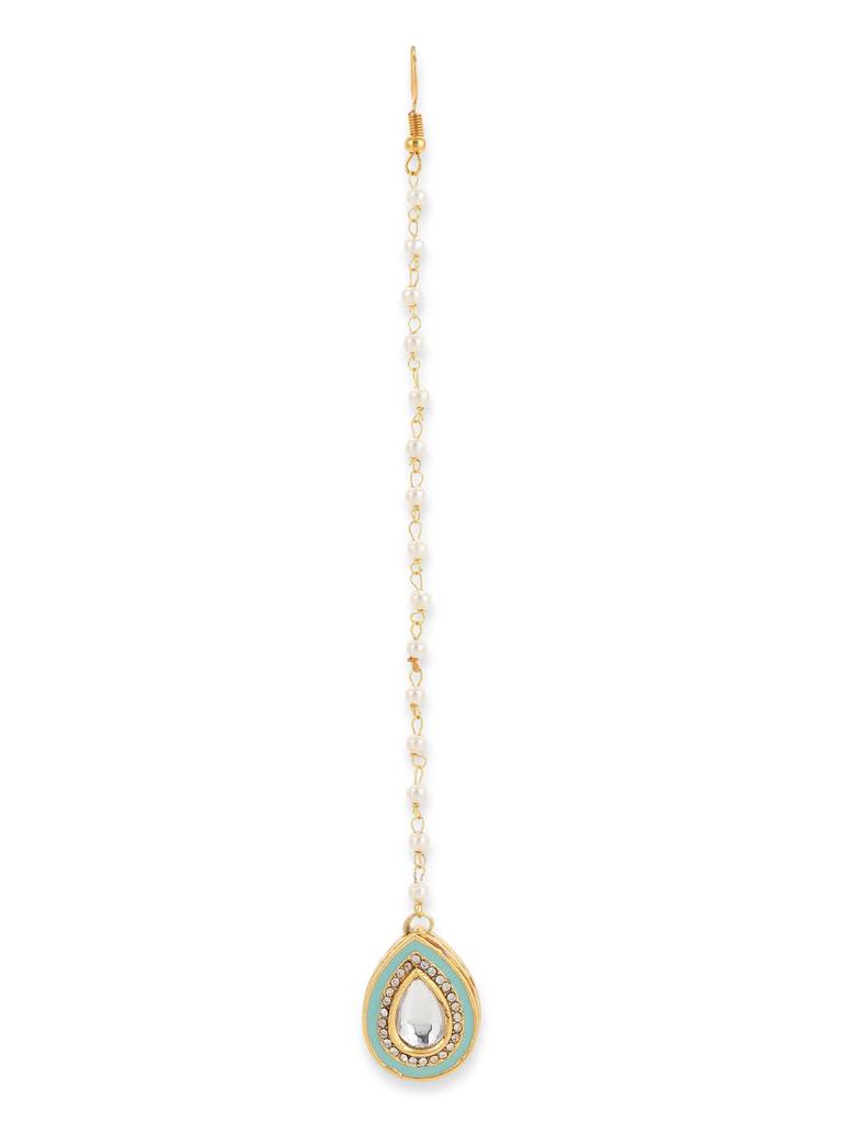 Green Kundan Mangtikka : RRA22-33