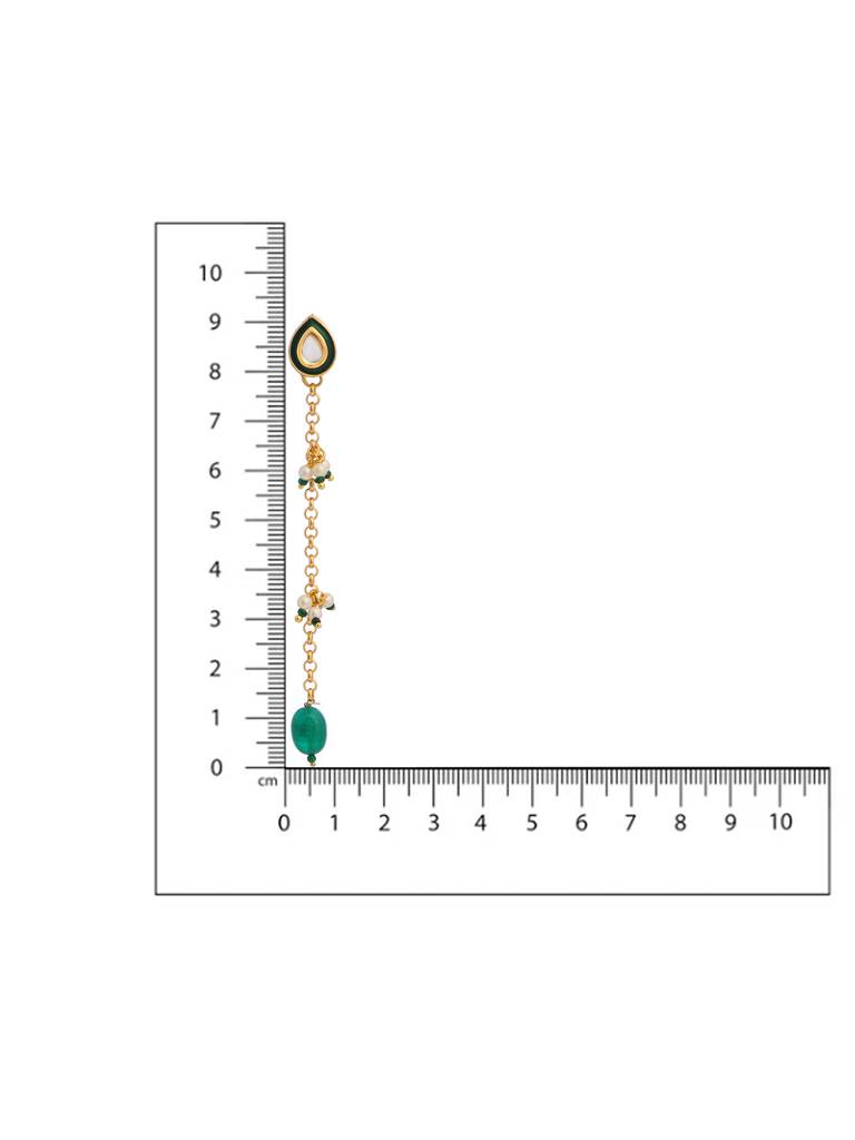 Long Kundan Dangler Earrings : RRAUG25-33