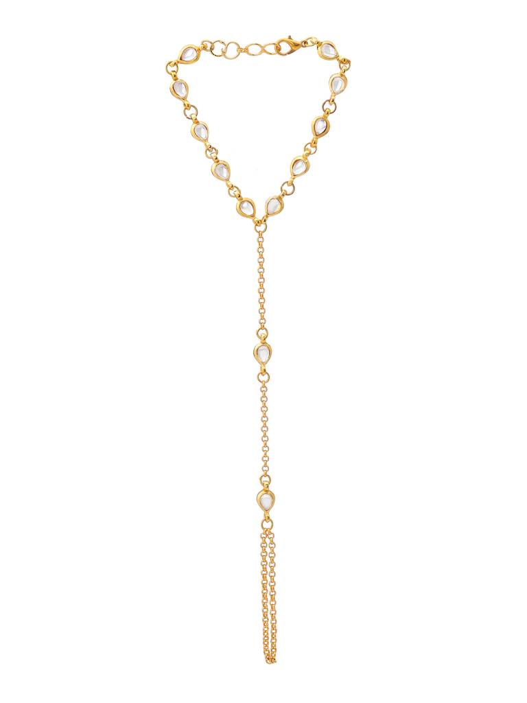 Kundan & Gold Haath Phool : RRAUG25-37