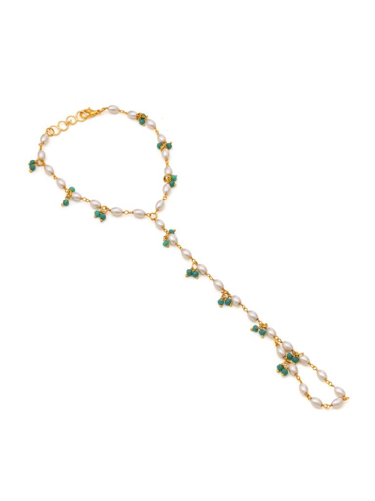 Pearl & Stone Haath Phool : RRAUG25-41