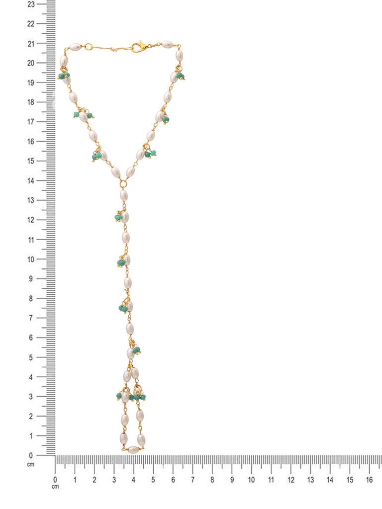 Pearl & Stone Haath Phool : RRAUG25-41