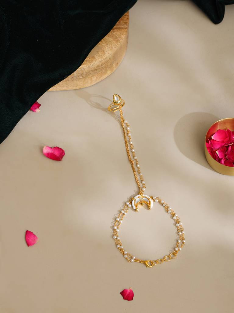 Chand Kundan Haath Phool-Rraug25-43 : RRAUG25-43