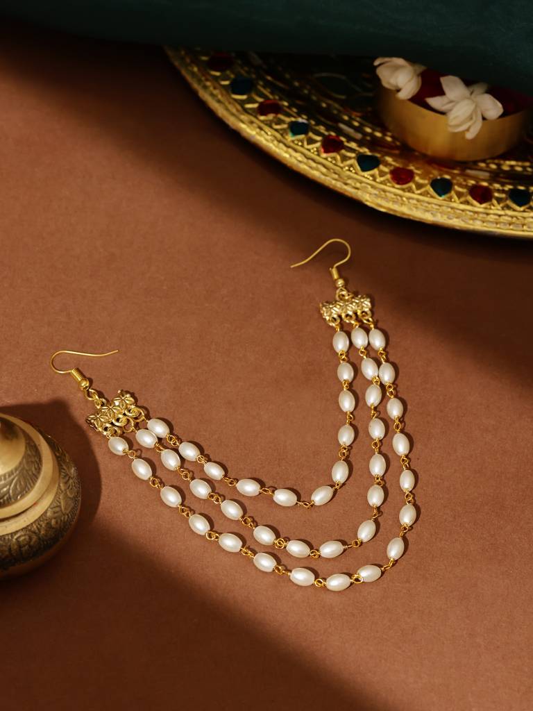 Pearl Hair Jewelry : RRAUG25-49