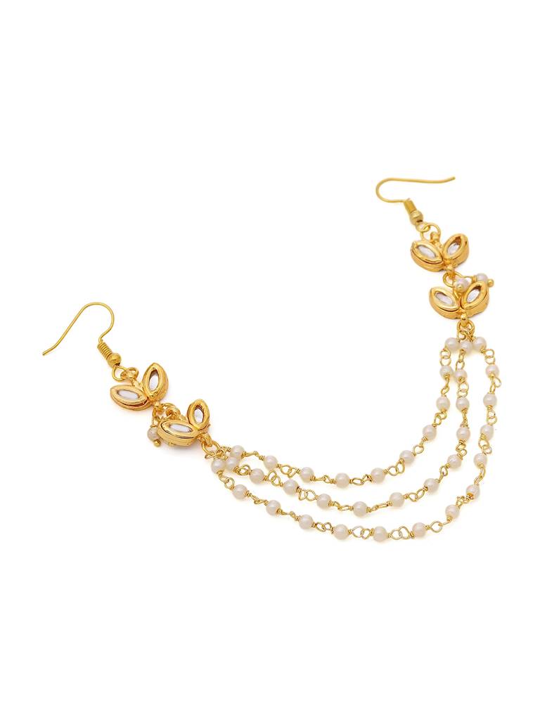 Kundan And Pearl Hair Jewelry : RRAUG25-50