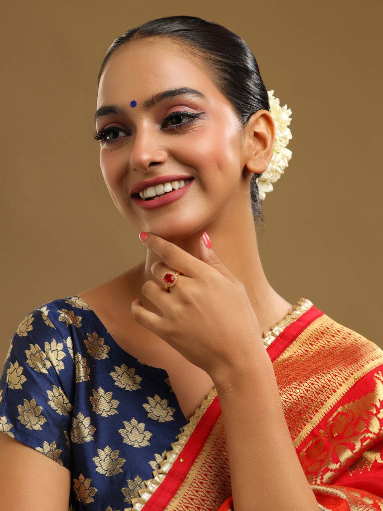 Red Stone Ring : RRAUG25-58