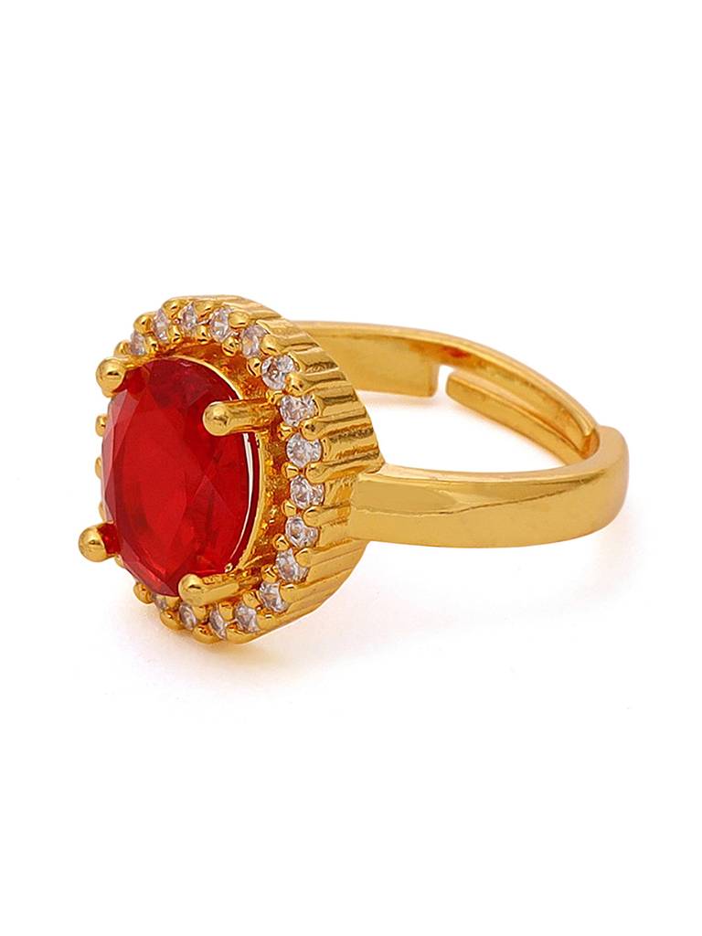 Red Stone Ring : RRAUG25-58