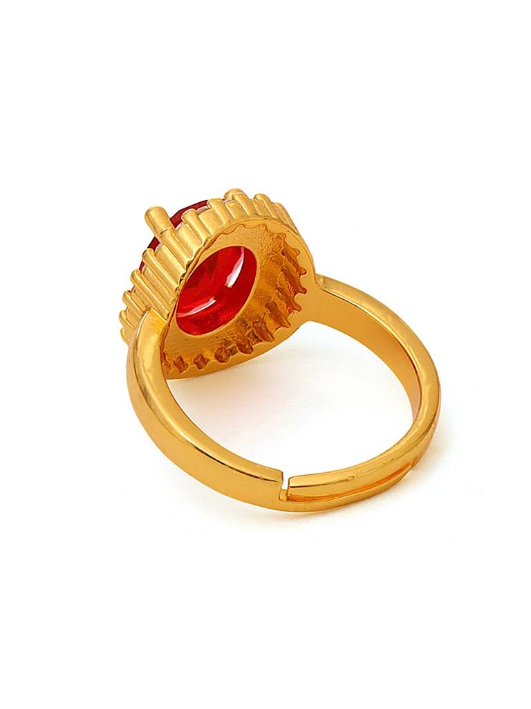 Red Stone Ring : RRAUG25-58