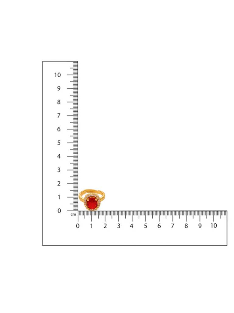 Red Stone Ring : RRAUG25-58