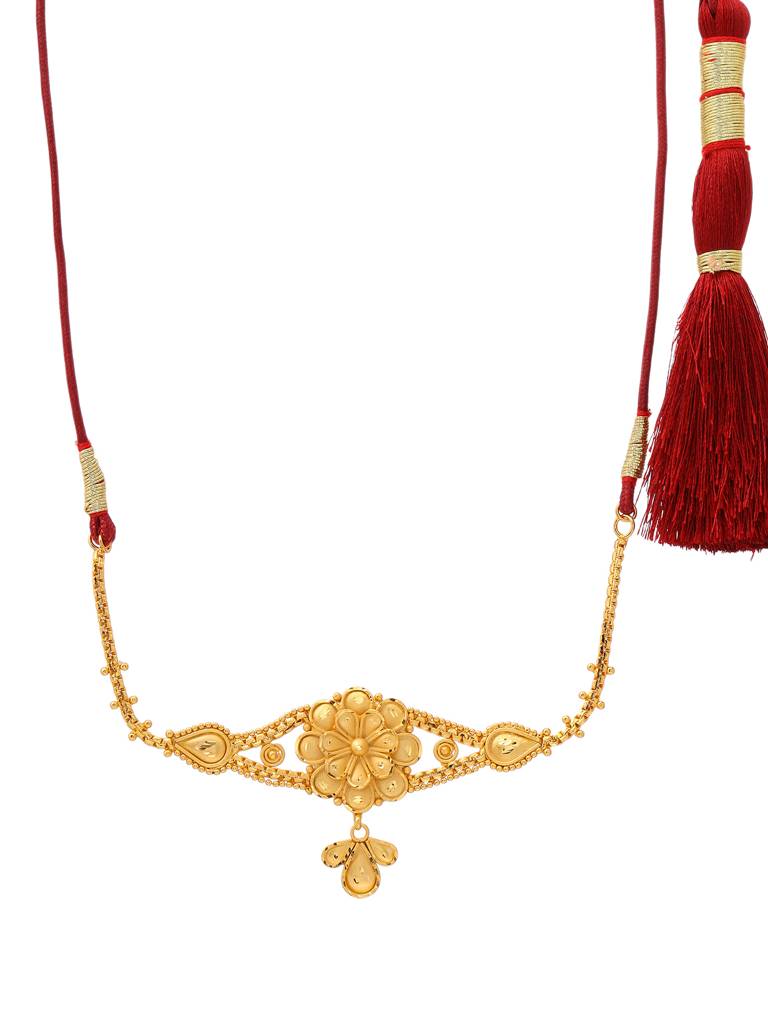 Golden Traditional Choker With Studs : RRAUG25-72
