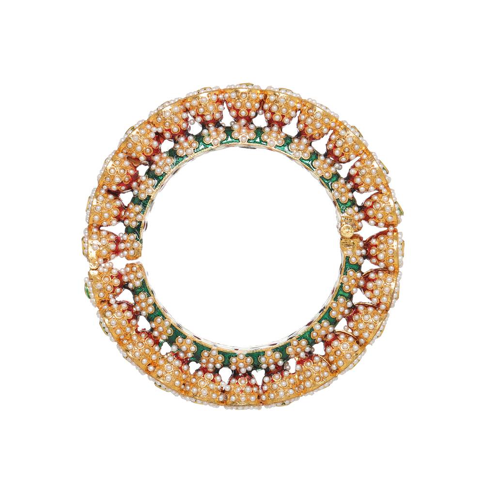 Meenakari And Jadau Bangle : RRFEB24-25