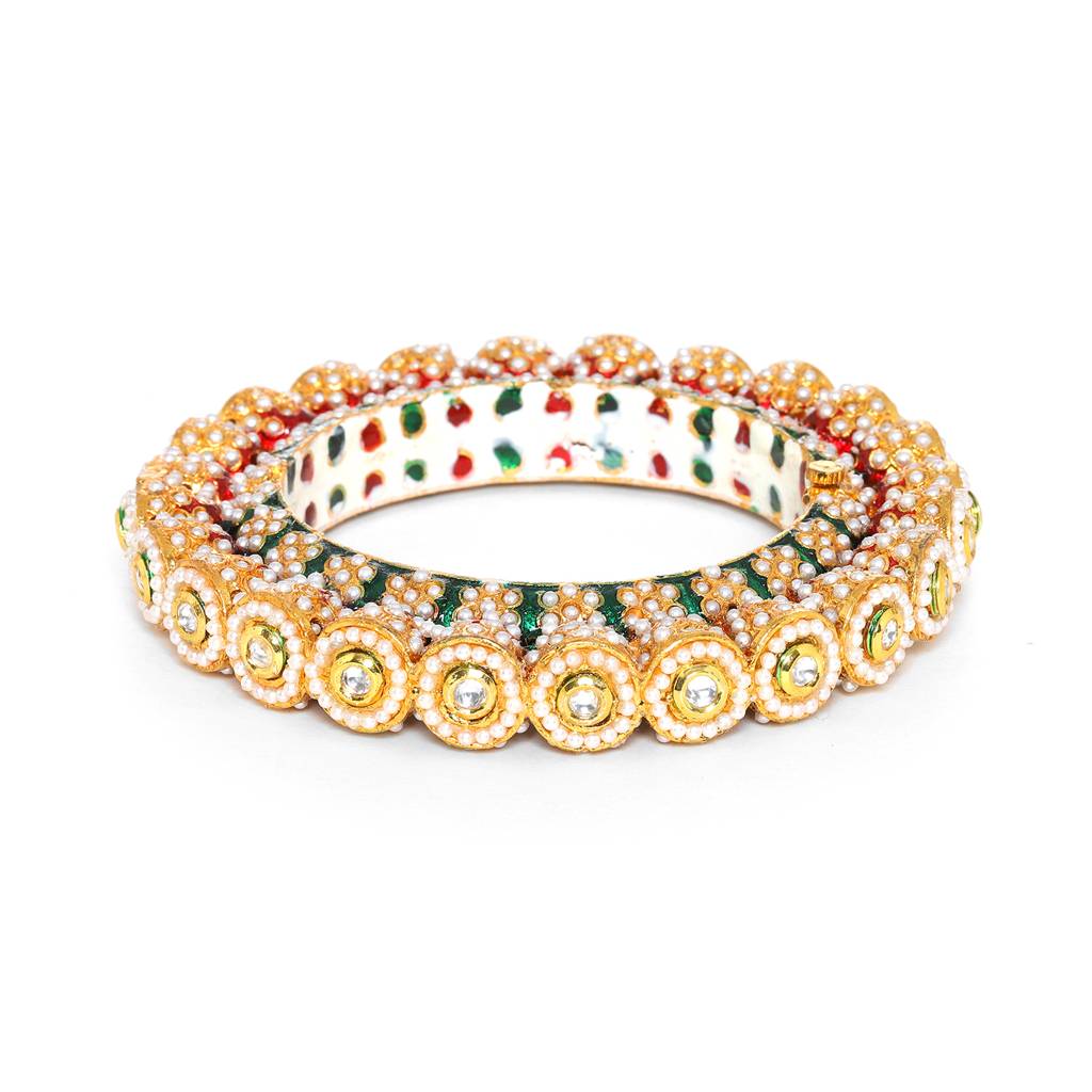 Meenakari And Jadau Bangle : RRFEB24-25