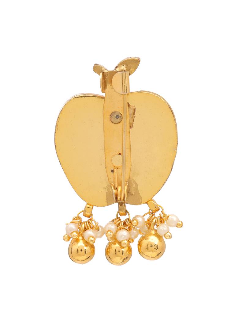 Apple Mother Of Pearl Brooch : RRFEB25-11