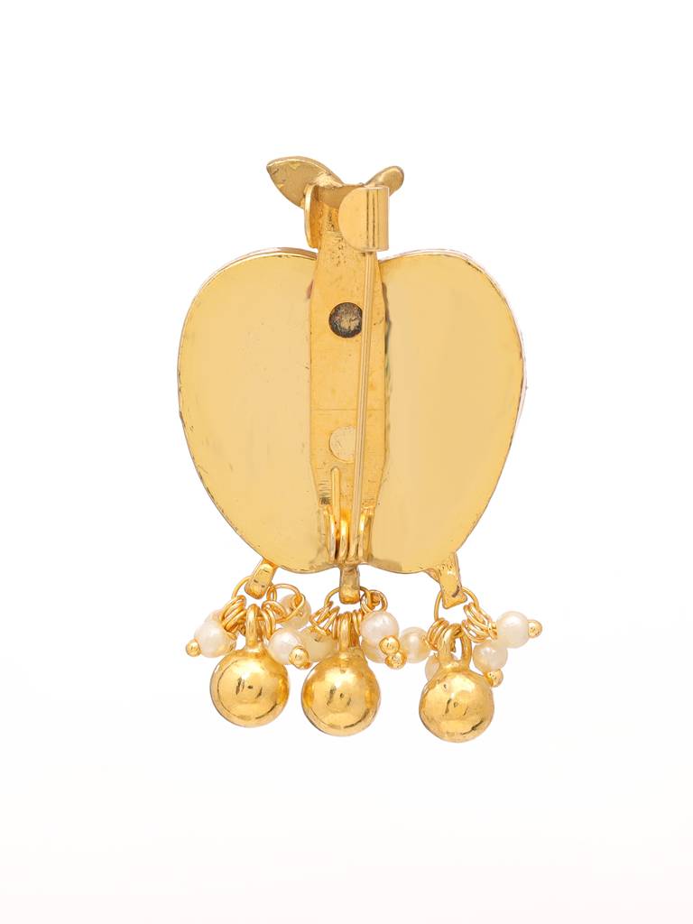 Apple Multi Stone Brooch : RRFEB25-12